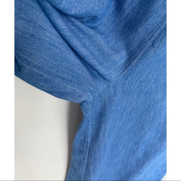 Madewell Chambray Huston Pull-On Crop Pants - Picture 9 of 11